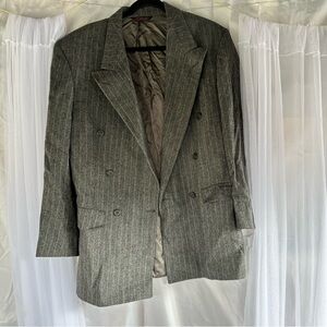 Nordstrom Charcoal Pinstripe Blazer